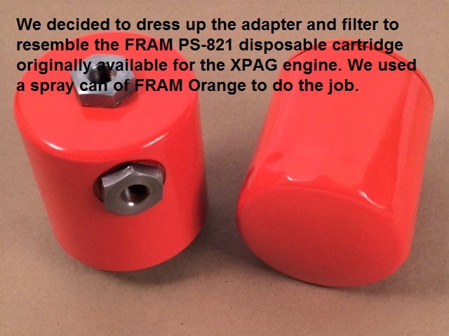 Vintage look for a modern Oil Filter Adapter!