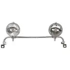 MGB 62-74.5 Chrome Badge Bar With Lamp Mounts