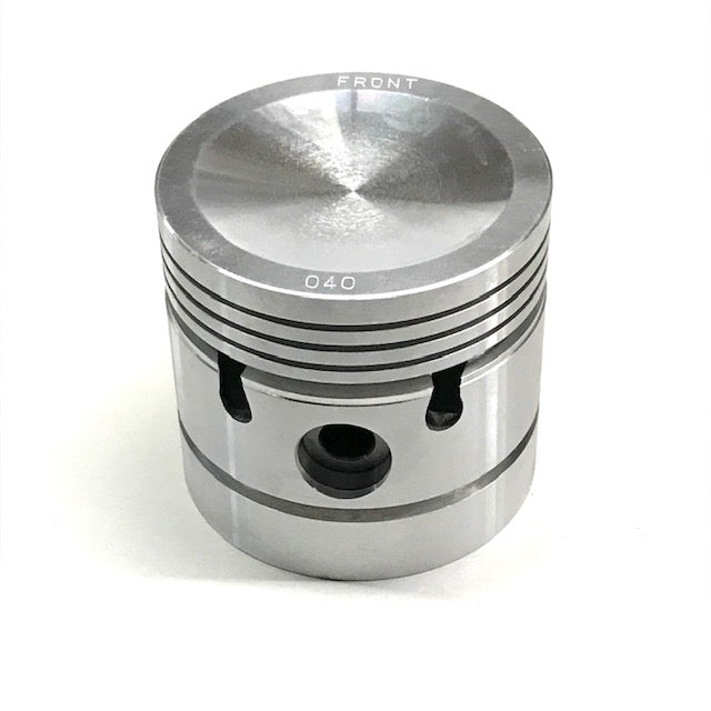 MGB Piston Set w/Rings, pinch bolt, 3 main engine, 0.040