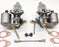 MG TC SU H2 Complete Carburetors, set of 2, 1-1/4"