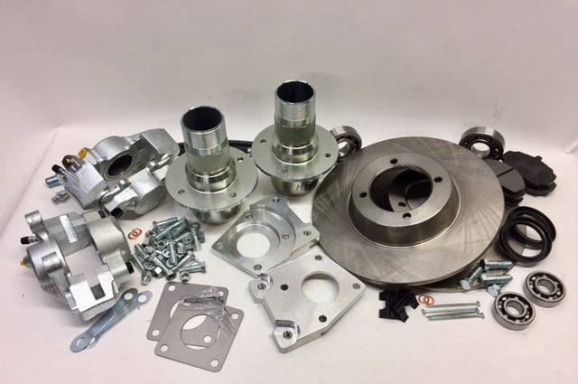MG TD/TF Front Disc Brake Conversion Kit, wire wheels