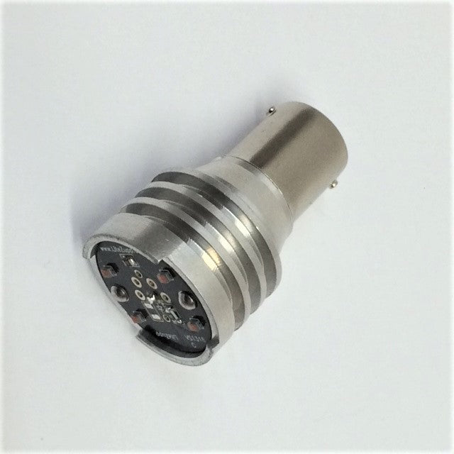LED Amber Bulb, Rear Blinker, MGB 70 - 80, single filament, 1156, Neg Ground