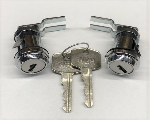 MGB Door Locks, Pair, w/2 keys, 1965-1980