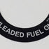 Unleaded Fuel Sticker, MGB