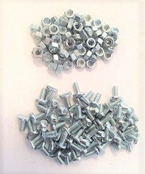 T-Bolt & Nut Set, Side Curtain (58 bolts & 58 nuts), TD, TF