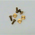 Brass Screws & Nuts for ID Plate, Set of 4