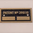 Radiator Patent Plate, Front, TF