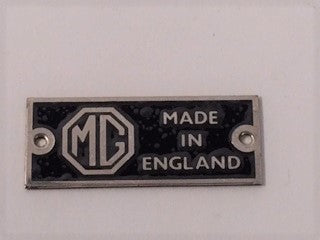 Made in England Plate, TC