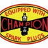 Early Champion Spark Plug Decal