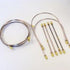 Complete Brake Pipe Set, TD/TF, Copper-Nickel