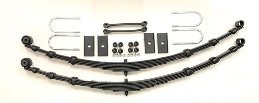 MGB Complete Leaf Spring Kit, Tube Axle, Rubber Bushings, Roadster 65-74.5