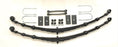 MGB Complete Leaf Spring Kit, Tube Axle, Rubber Bushings, Roadster 65-74.5