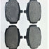 Brake Pad Set, MGB, semi-metallic