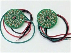 LED Lightboard Tail Lamp, Late TD,TF, Polarity Neutral, Pos or Neg Ground, Set of 2