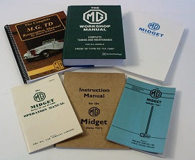 MG T-Type Books and Manuals