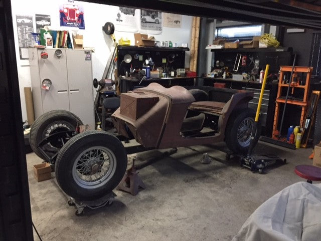 MG TC Project from a pile of parts!