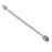 Clutch Hose, Stainless. MGB