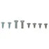 MGB, Screw Set for 1 Door Rail & 2 Door Rail Finishers