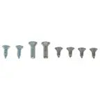 MGB, Screw Set for 1 Door Rail & 2 Door Rail Finishers