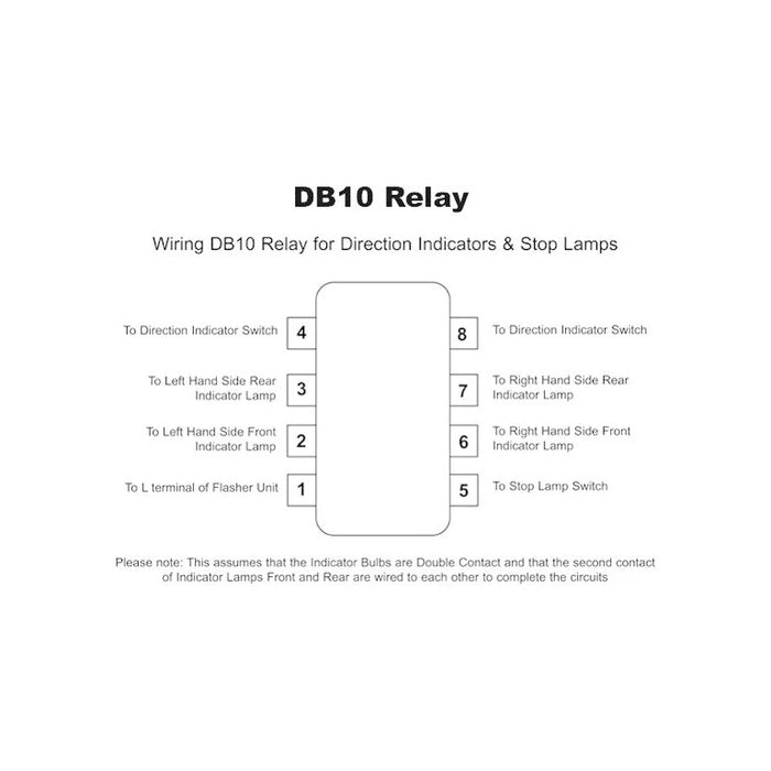 Lucas DB10 Turn Signal Relay