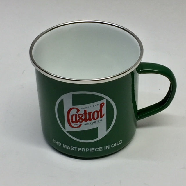 Classic Castrol Enamel Mug