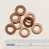 Copper Washers, Oil Pump, Set of 8, T-Type