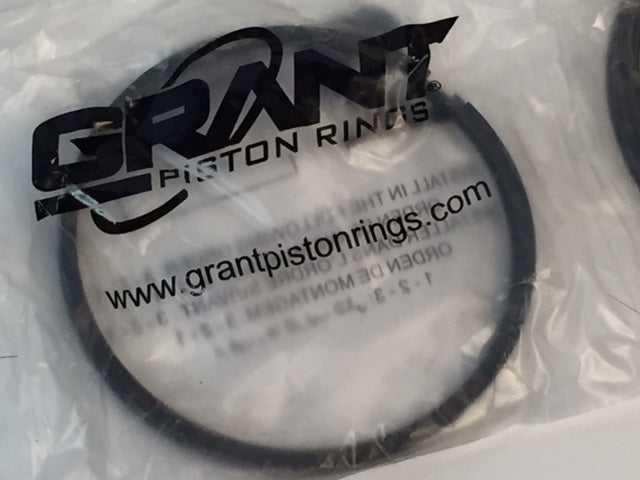 MGB Piston Set w/Rings press fit STD