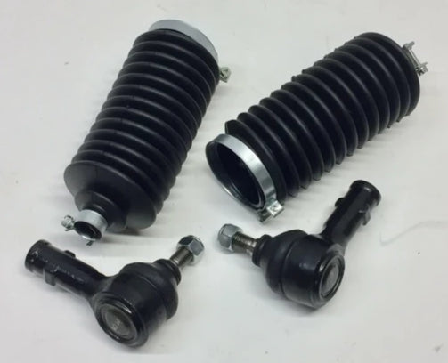 Tie Rod set with rack boots and clamps MGB