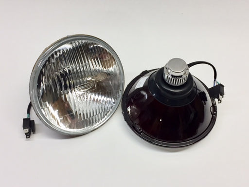 LED Headlamp Assembly, 7", pair, Fluted Lens