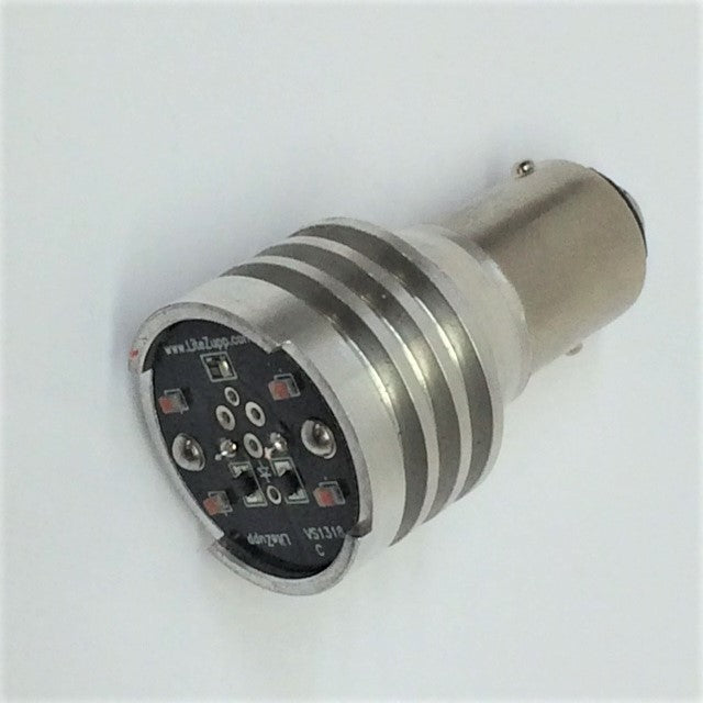 LED Amber Bulb, Front Blinker/Running, MGB 70 - 80, Dual Filament, 1157, Neg Ground
