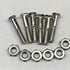 Bolt/Nut Set for Instrument Cluster Panel (6 bolts and nuts)