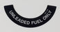 Unleaded Fuel Sticker, MGB