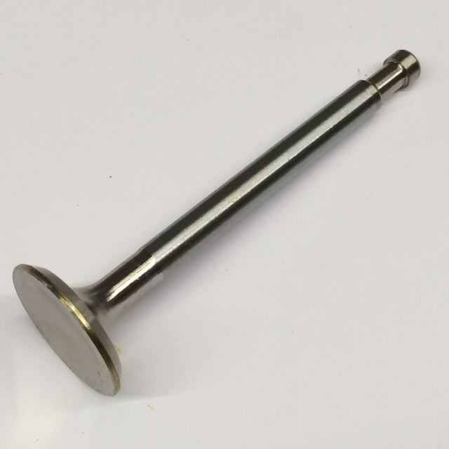 VALVE, MGB exhaust, stainless steel w/stellite tipped stem, stock size, wide groove cotters "A"