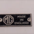 Made in England Plate, TC