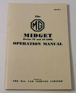 Owners Manual, Series TF
