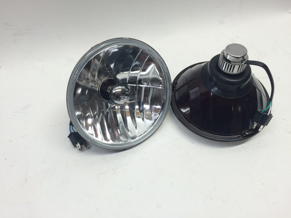 LED Headlamp Assembly, 7", Pair, Clear Lens