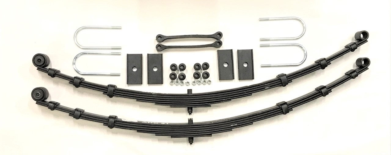 MGB Complete Leaf Spring Kit, Tube Axle, Rubber Bushings, Roadster 65 ...