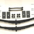 MGB Complete Leaf Spring Kit, Rubber Bumper Cars, from car 386796 on, Rubber Bushings