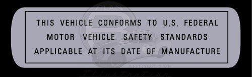 MGB EPA Decal — Abingdon Spares
