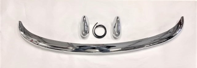 Basic MGB Front Bumper Kit,  w/all chrome overriders