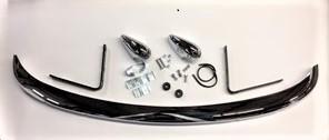 Complete MGB Front Bumper Kit, w/all chrome overriders