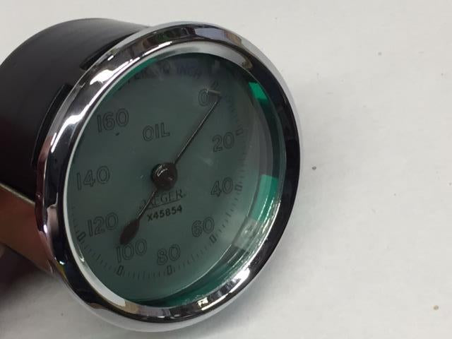 MG TC oil pressure gauge