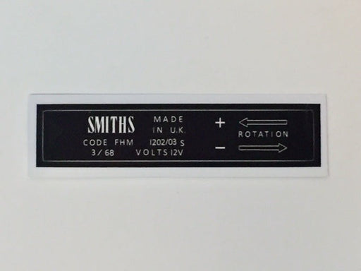 Smiths Heater Rotation, MGB Heater Fan